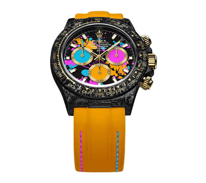 ROLEX Diw Daytona Motley Orange motley orange 40mm oyster black 116503MTO01【1:1 Replica】