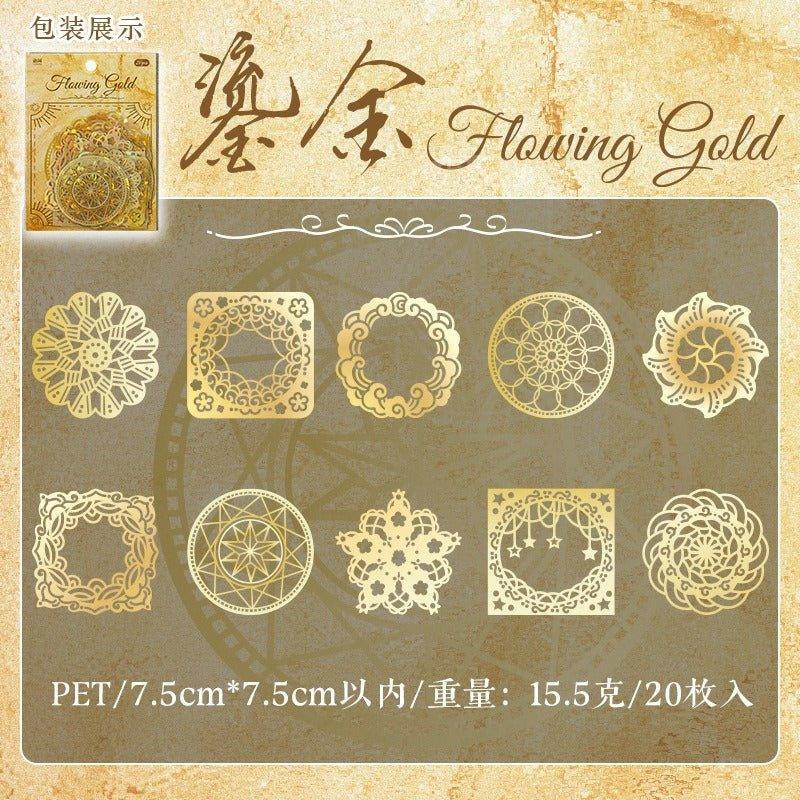 1147 Sticker Pack Square Circle Series