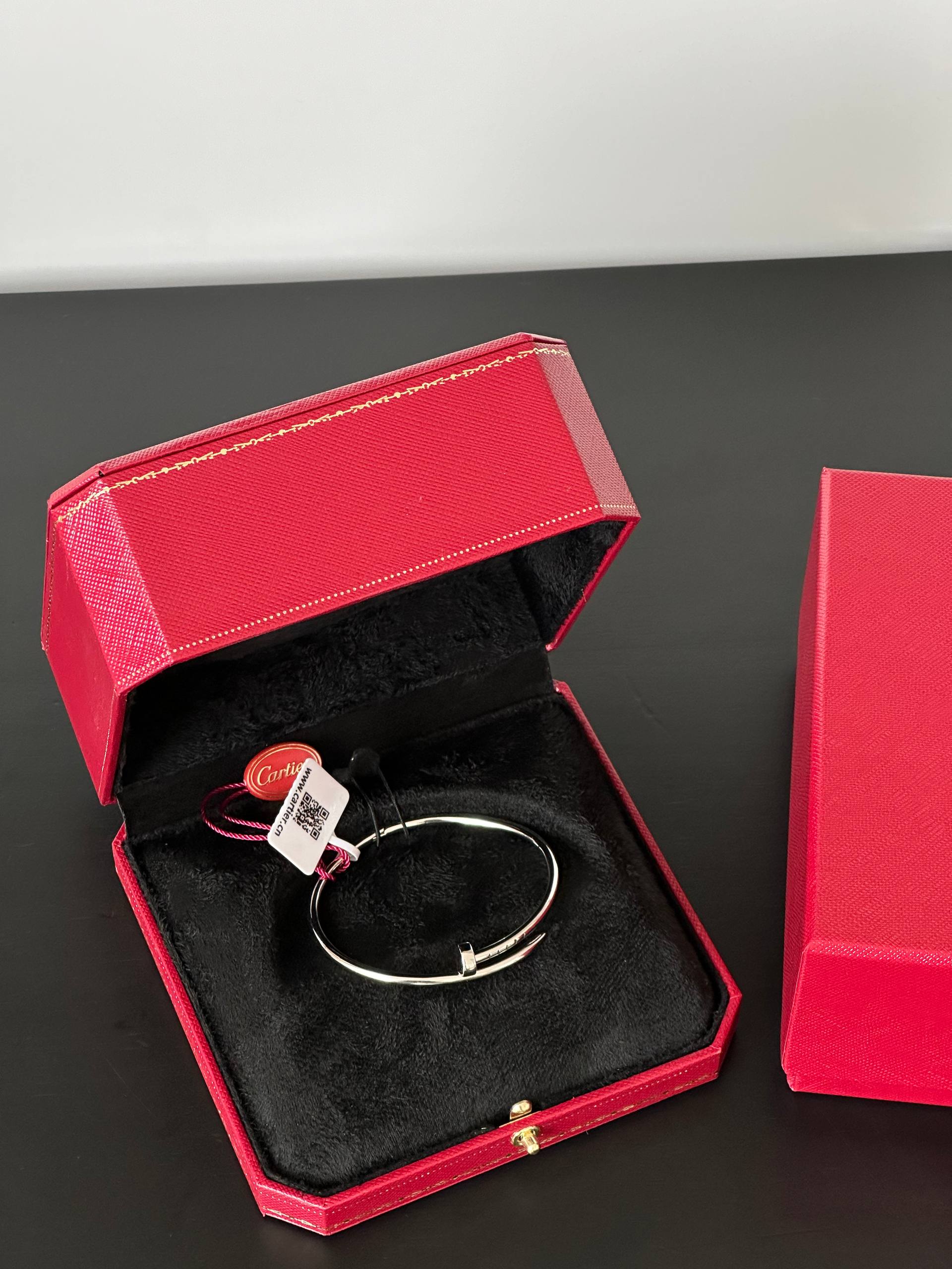 Cartier LOVE White Gold Open Nail Bangle