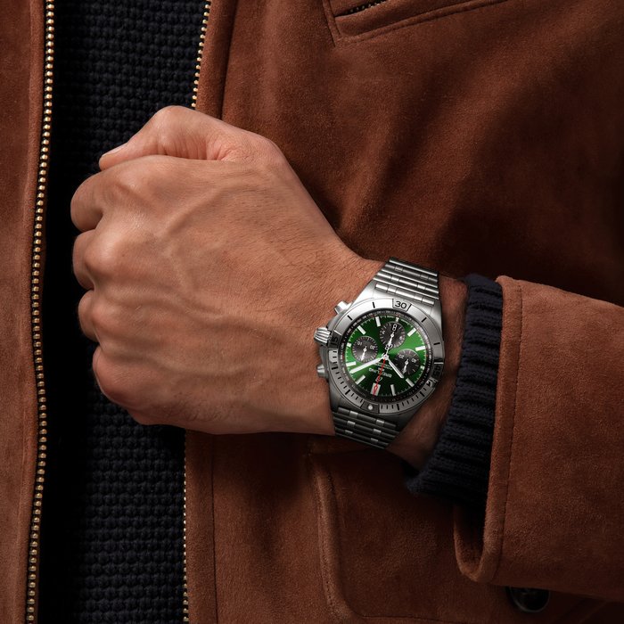 Breitling Watch Chronomat B01 42 Bentley Green Bracelet【1:1 Replica】
