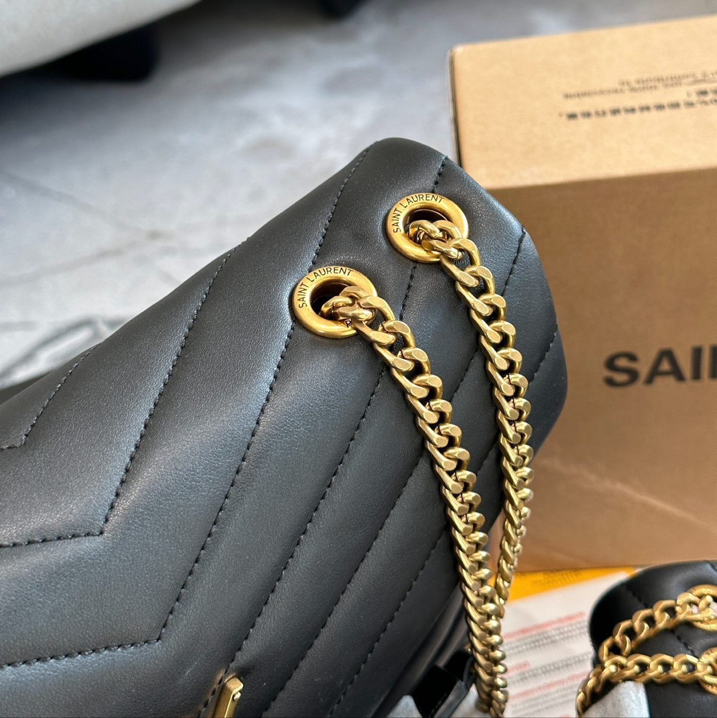 LOULOU MATELASSE LAMBSKIN