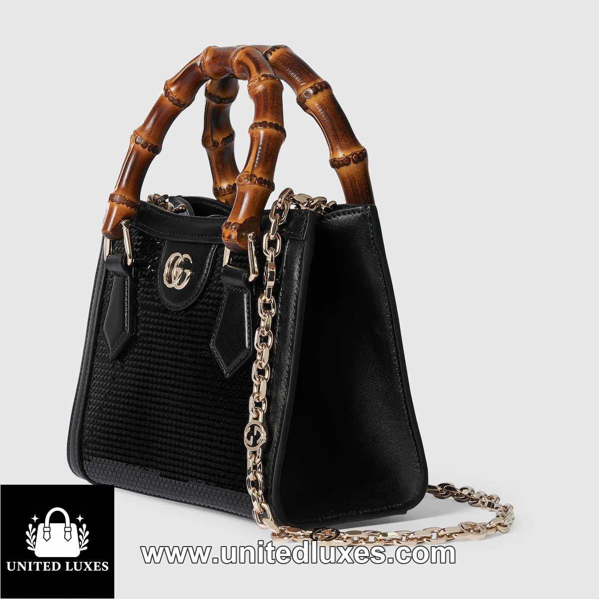 Replica Gucci Diana embroidered small tote bag