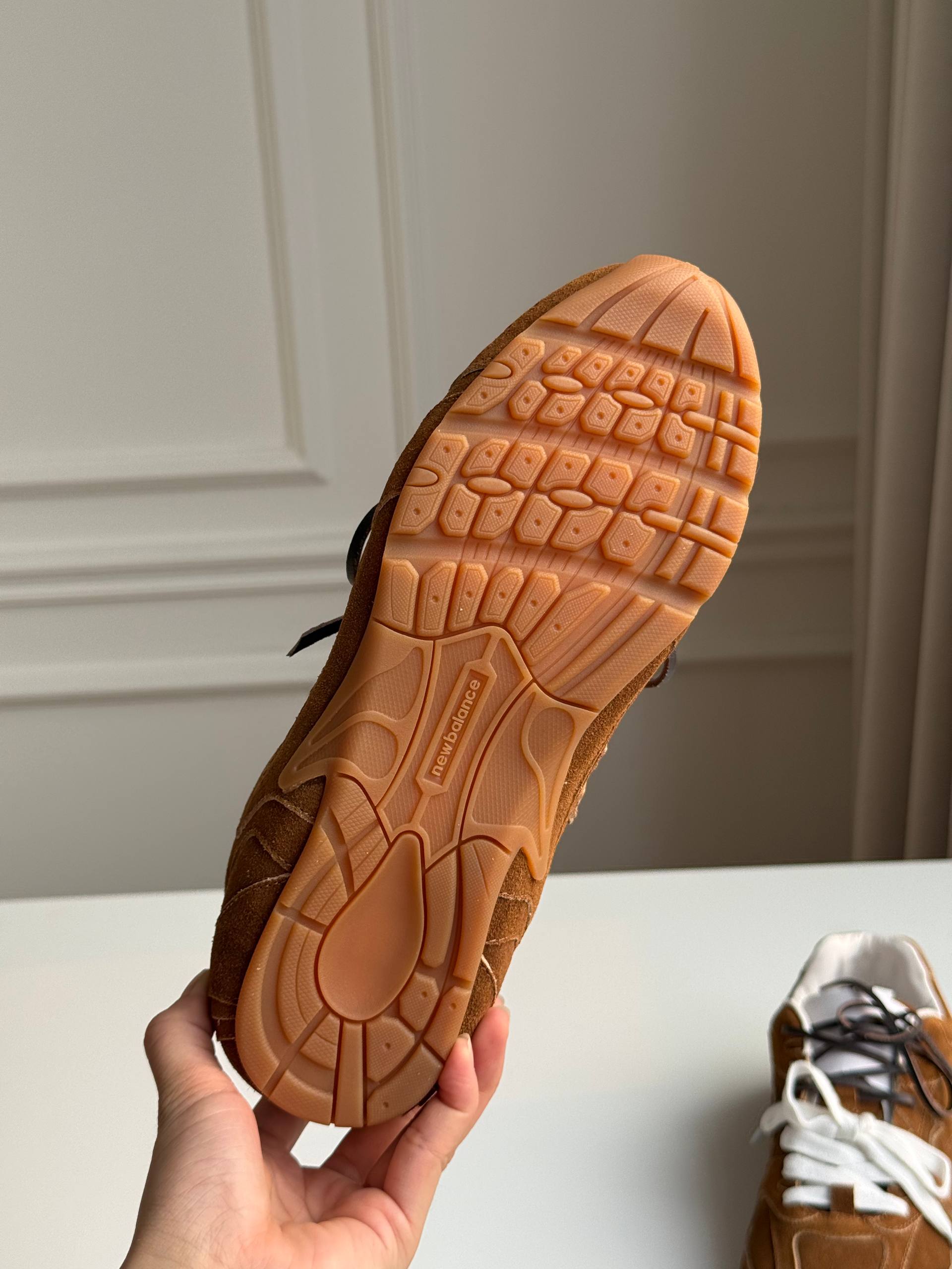 Miu Miu Maillard Tone Double-Lace German Army Trainer Sneakers