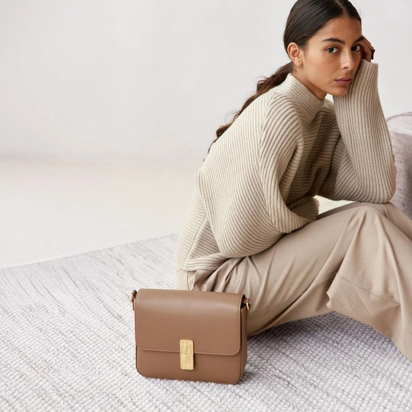 Monceau - Cuir Box Taupe