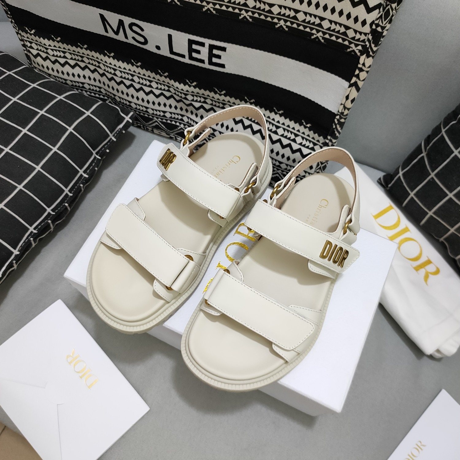 Dior Sandal White