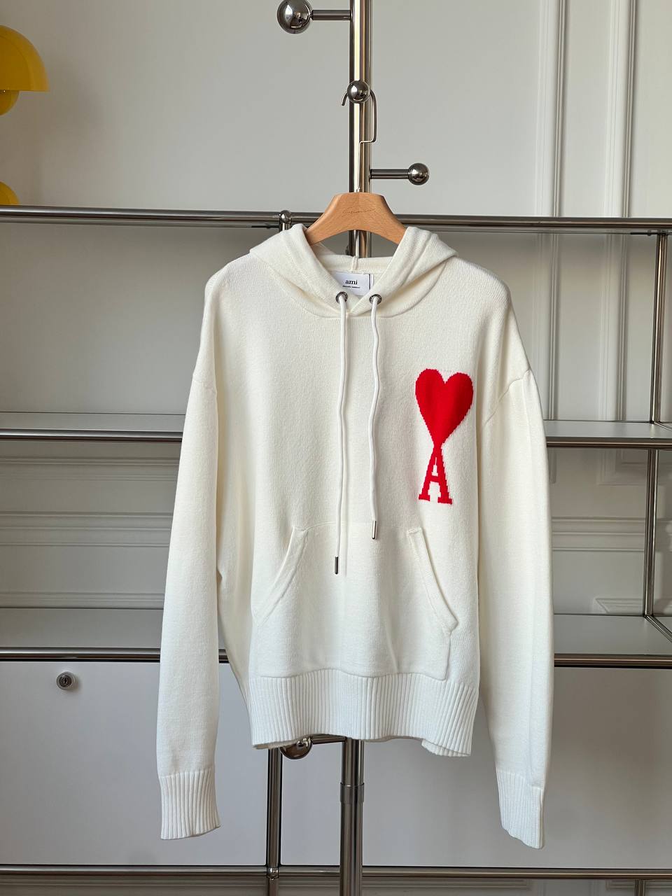 AMI Paris Ami de Coeur Knit Hoodie