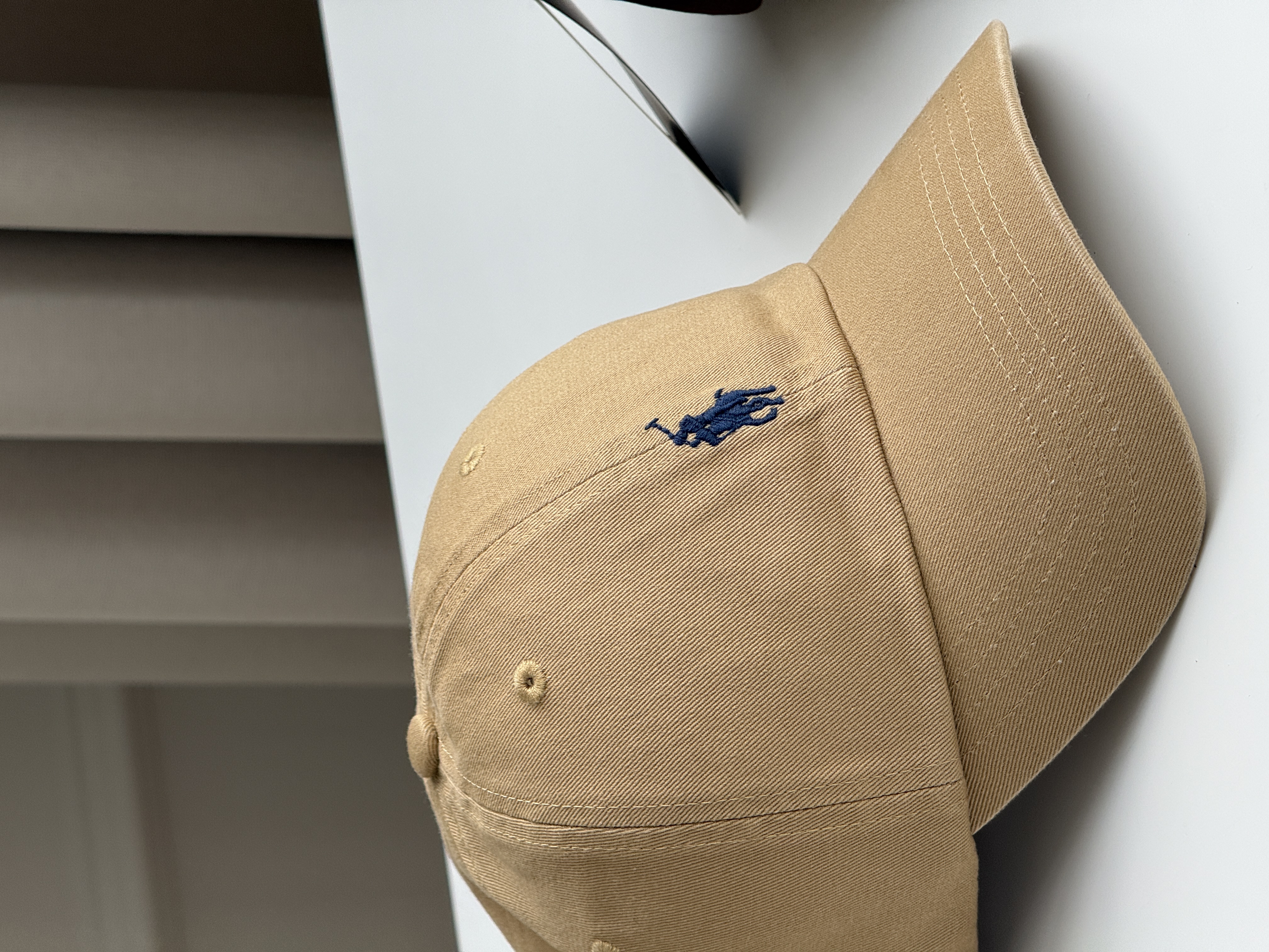 Ralph Lauren Pony Embroidery Washed Cotton Soft Top Baseball Cap