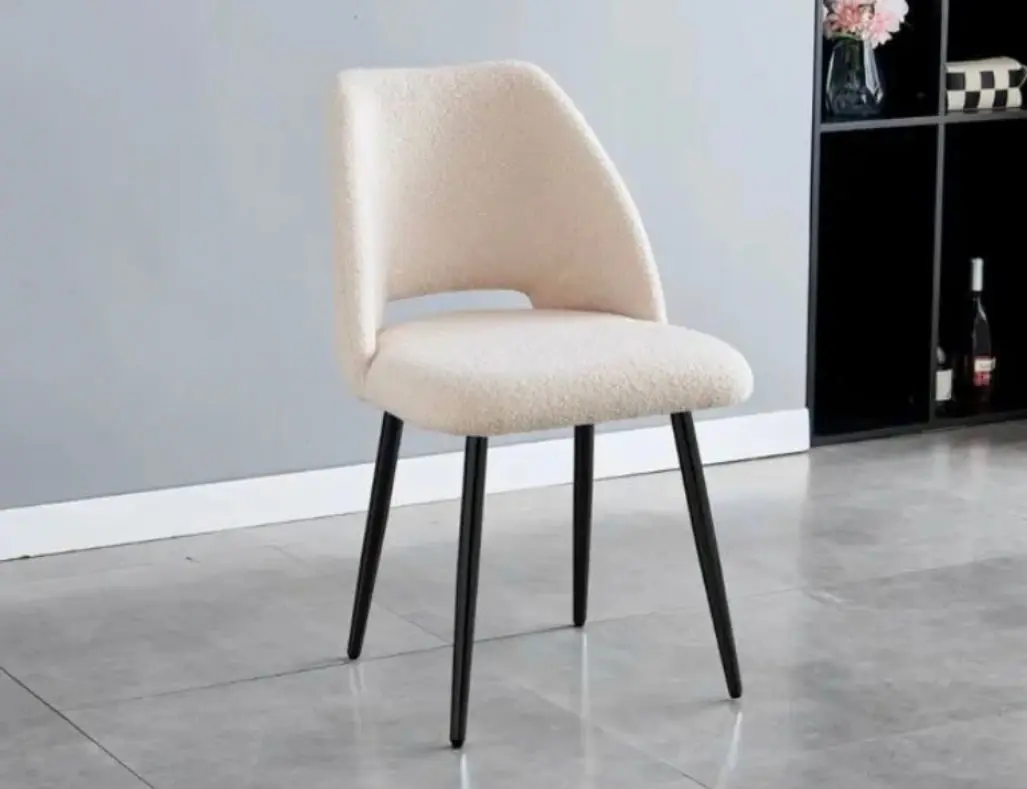 Nuage Tissu Molletonné - Chaise de salle à manger - Par Lot de 2