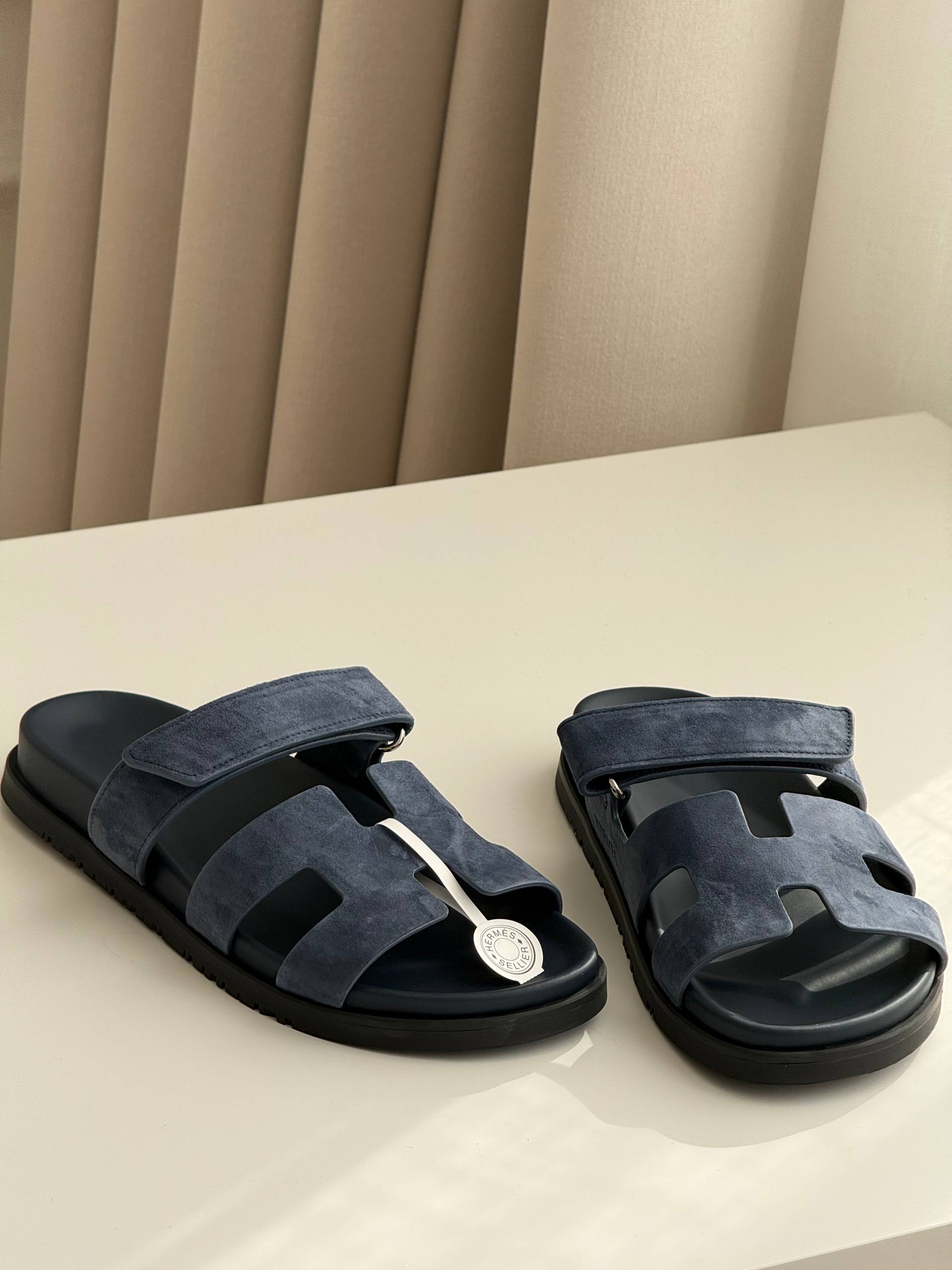 Hermès Chypre Collection Velcro Sandals