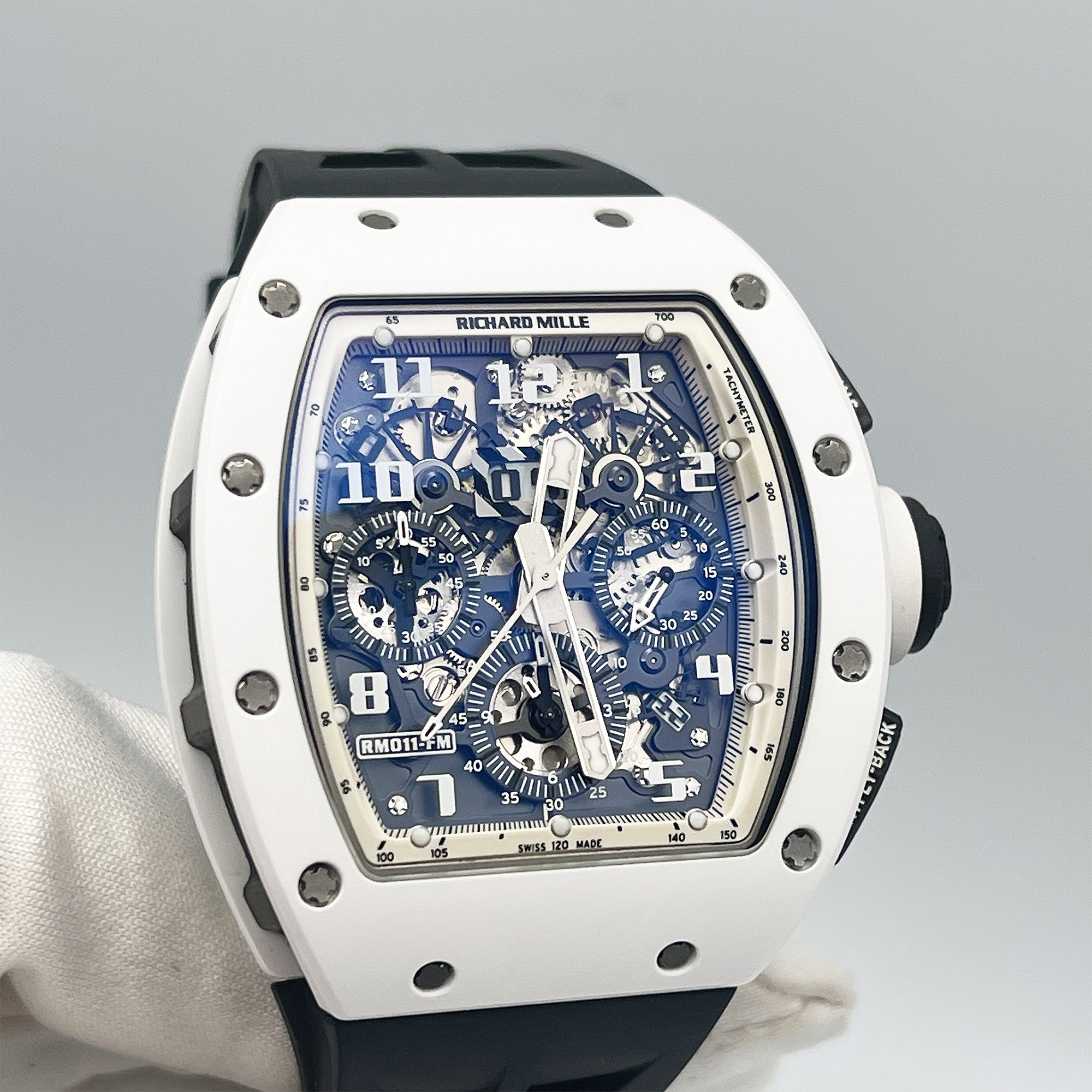 Richard Mille White Ghost Ceramic Limited Edition RM011-FM【1:1 Replica】