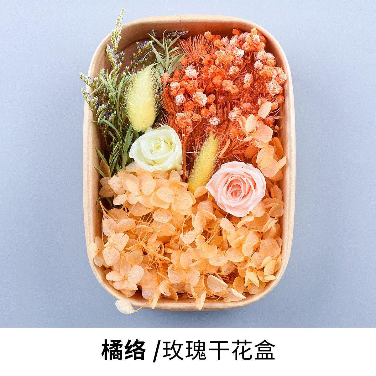 9131 Real dried flowers everlasting flower box handmade diy material
