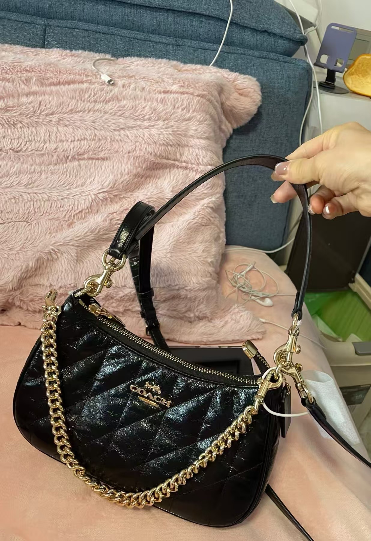 Women Handbag CDY83 Teri Quilting Chain Shoulder Bag