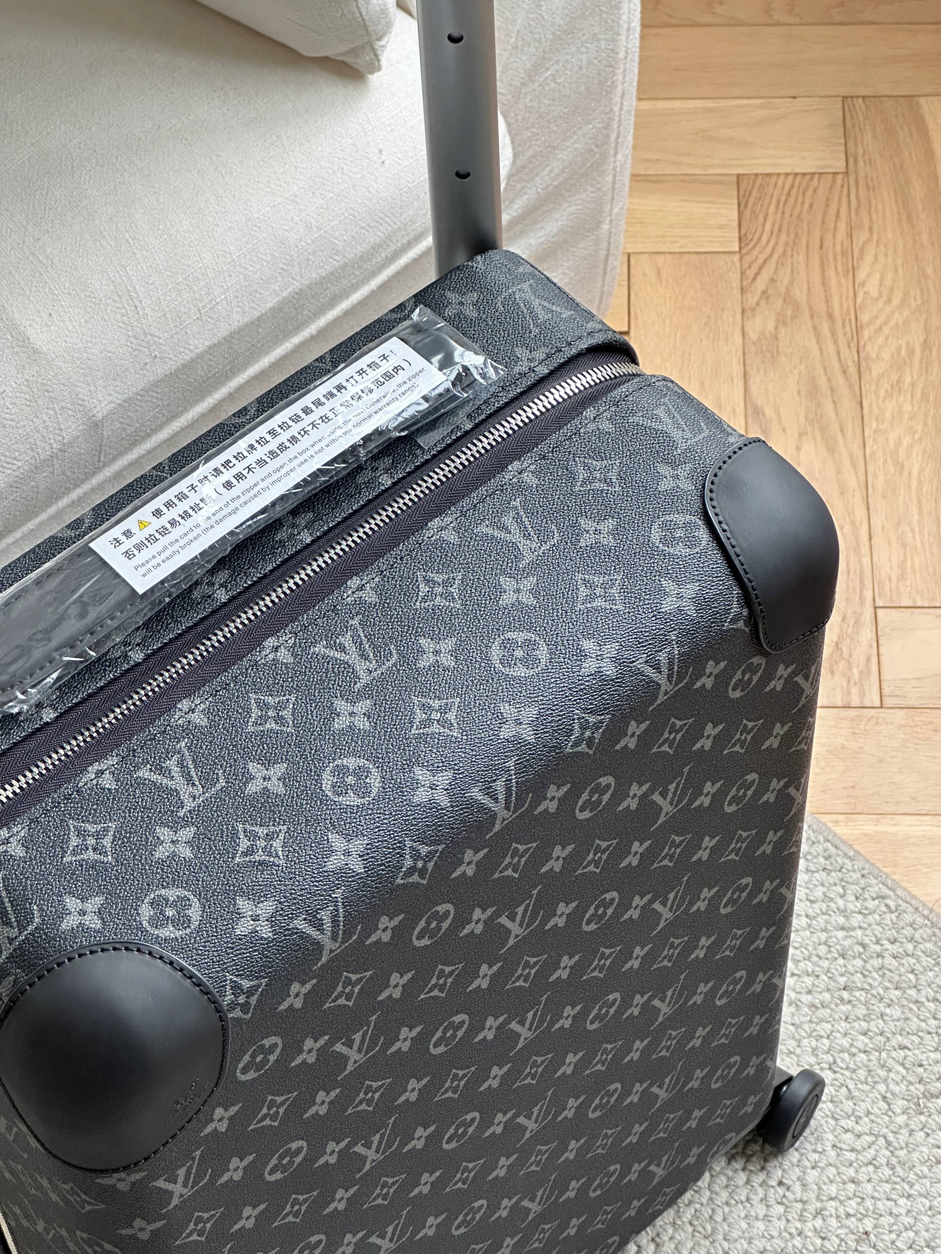 Louis Vuitton Monogram Eclipse 4-Wheel Rolling Carry-on Luggage