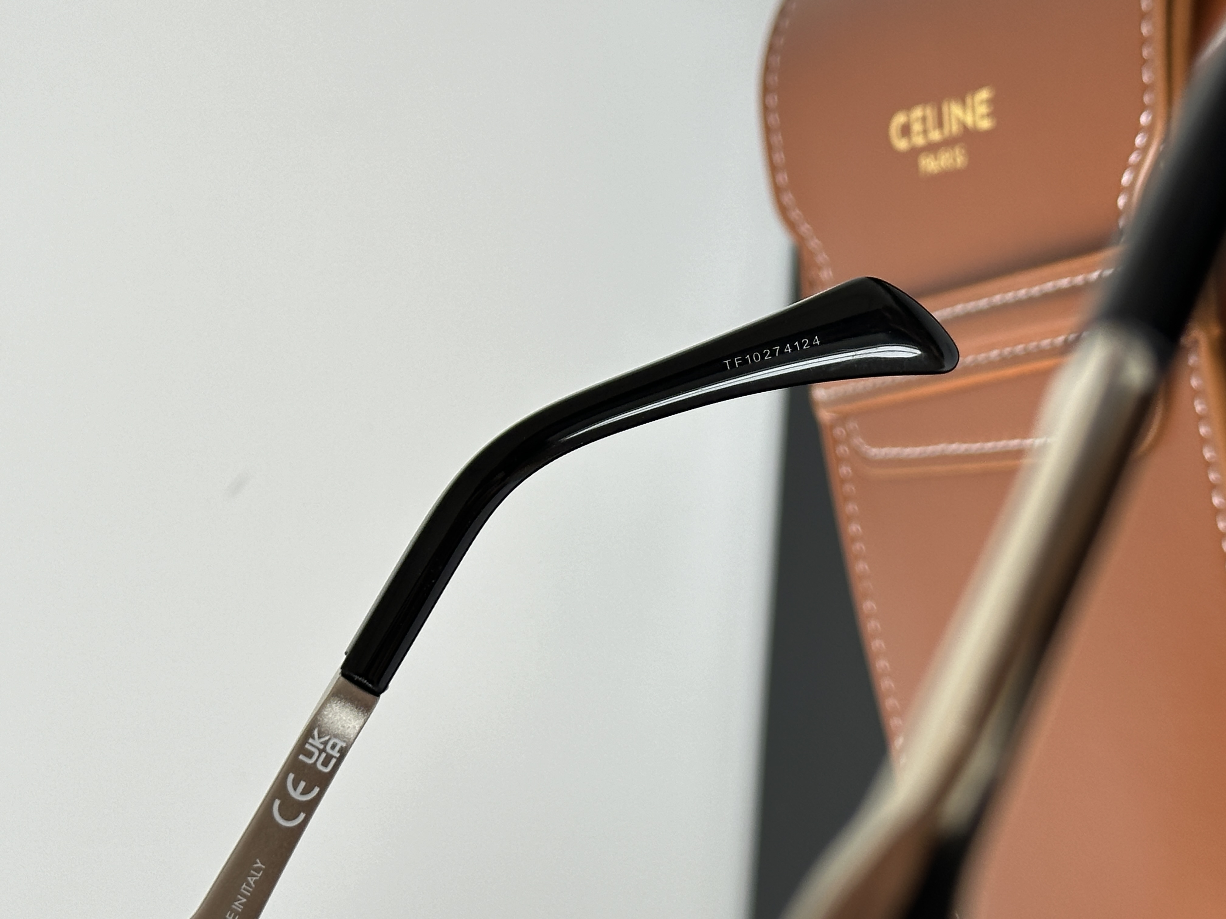 Celine  Triomphe Metal Oval Sunglasses