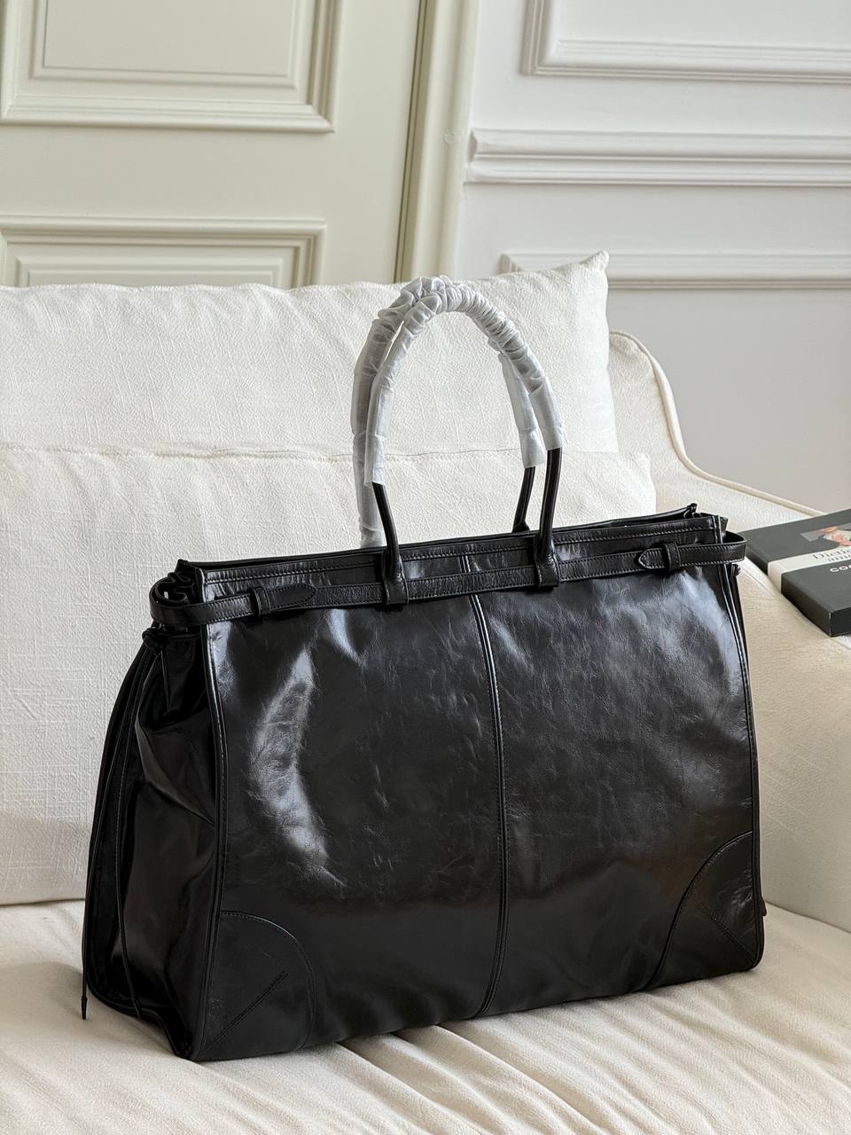 Prada Bonnie Leather Tote Bag
