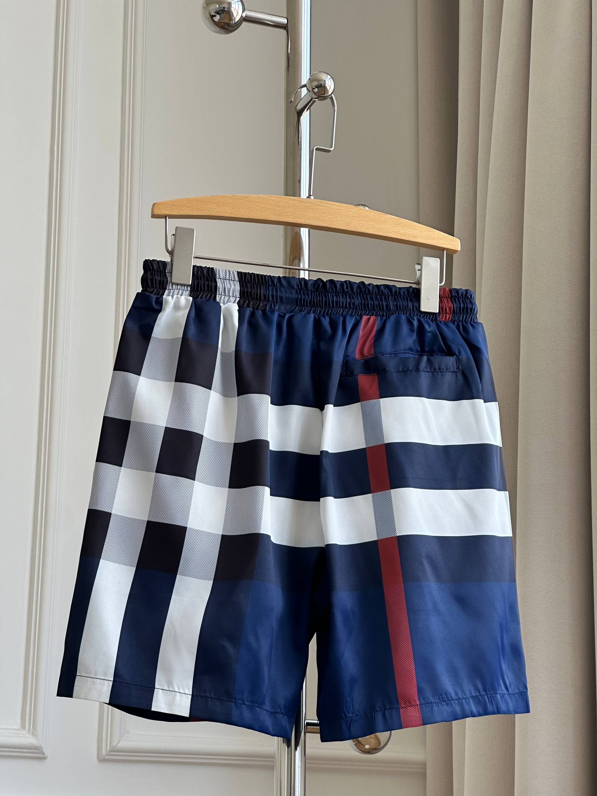 Burberry iconic check beach shorts
