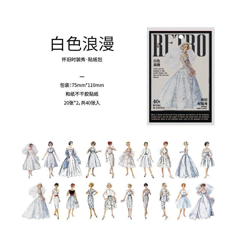 1185 Sticker Bag Nostalgia Fashion Show Collection