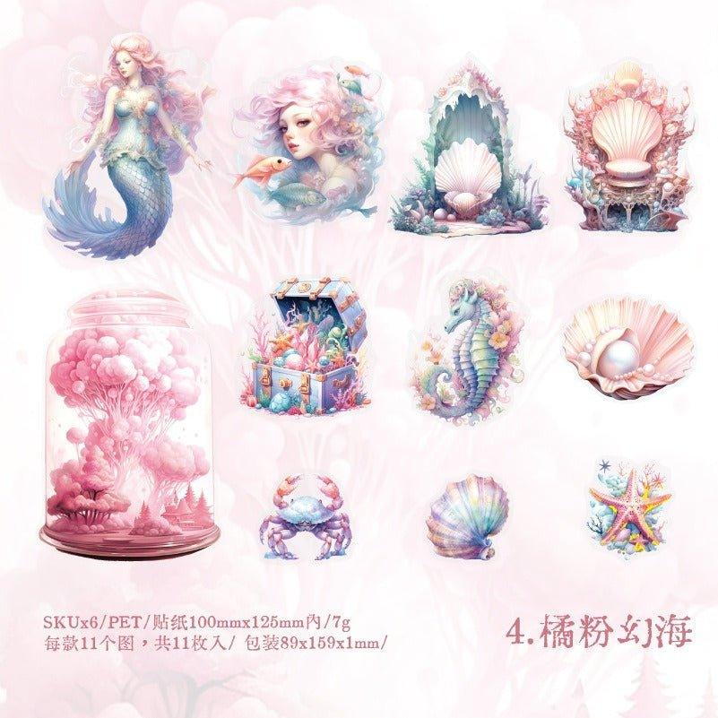 1150 Sticker Pack Deep Sea Shimmer Series