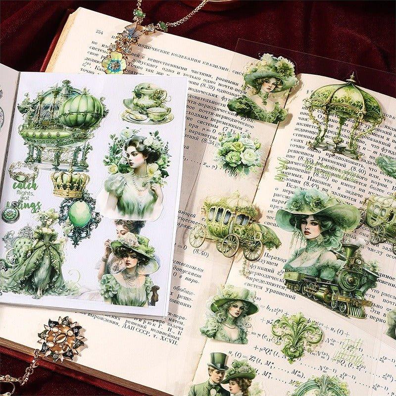 1108 Sticker Book Baroque Garden Girl Series