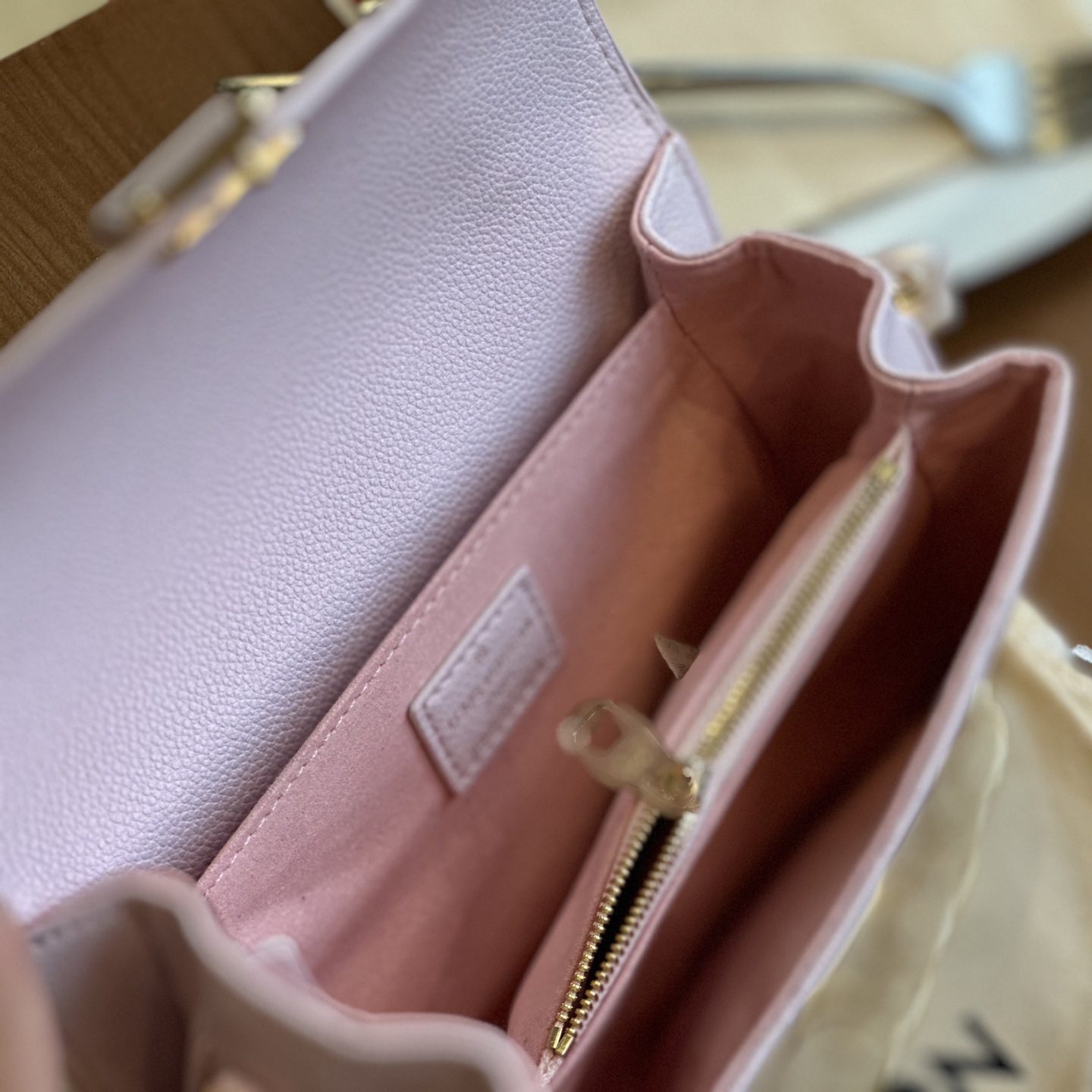 POCHETTE METIS EAST WEST PINK 21X6X13CM