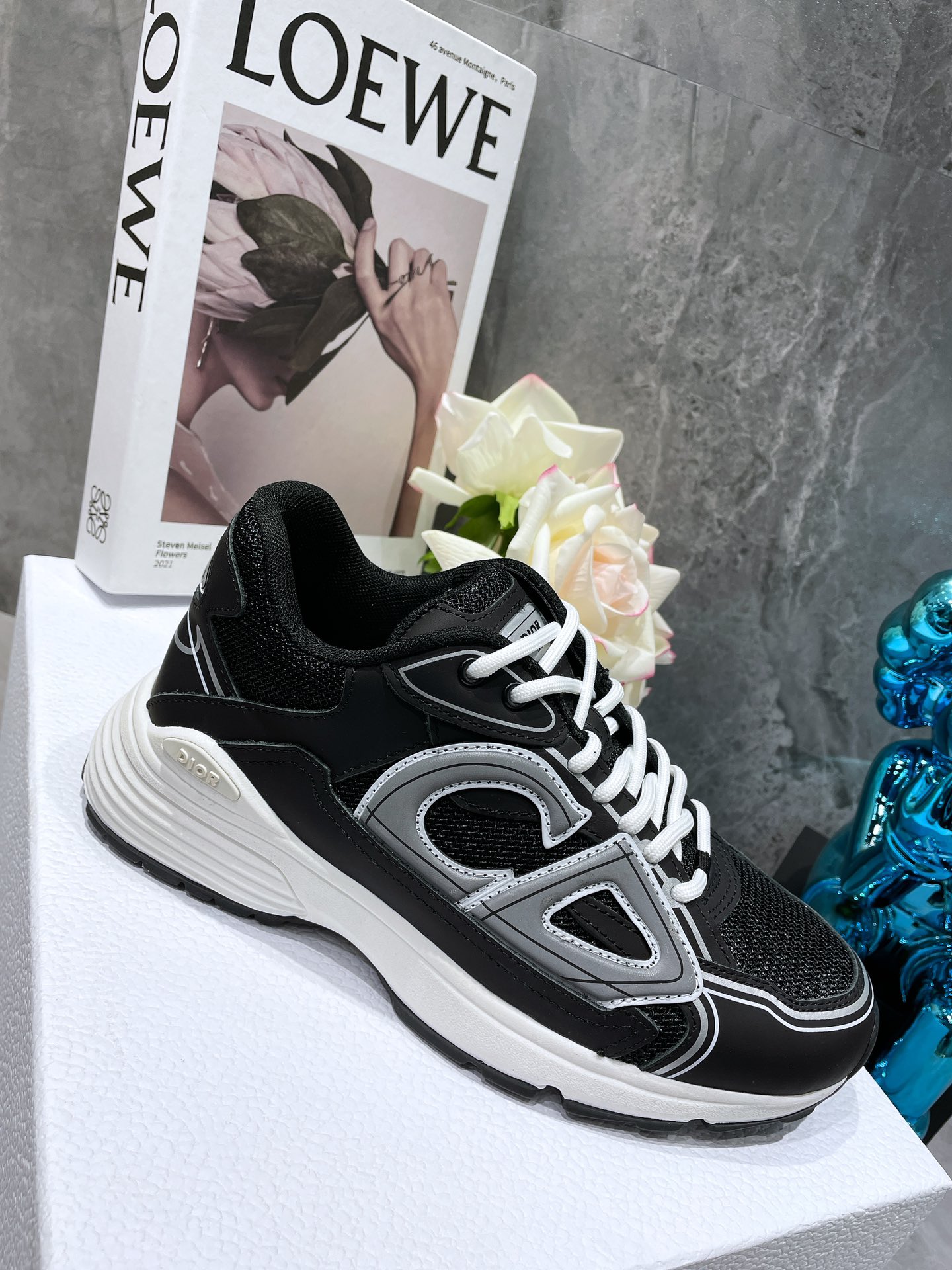 Dior B30 Dad Sneakers Black (AA Normal Quality Version)