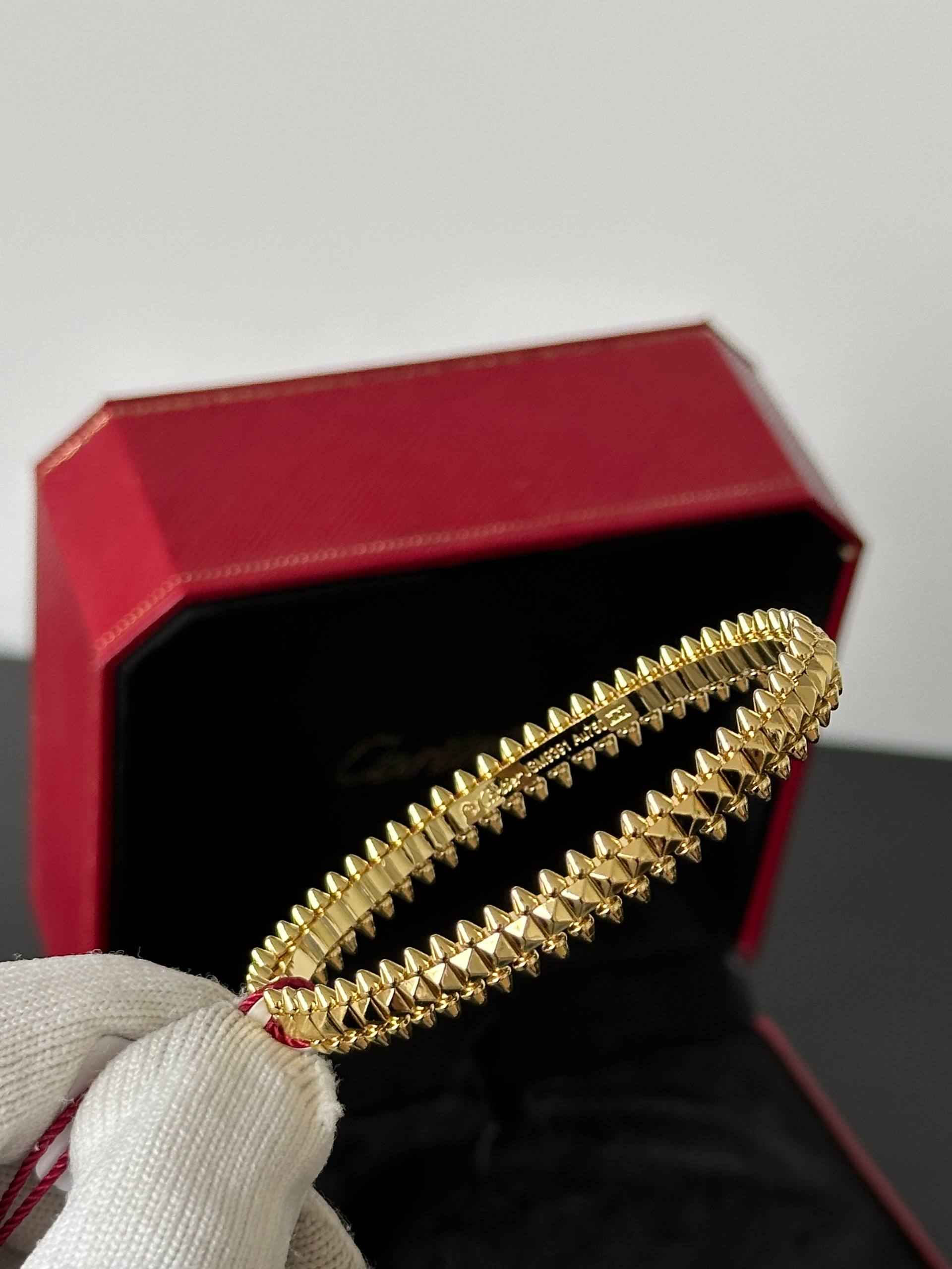 Cartier Clash de Cartier Full Stud Yellow Gold Bangle