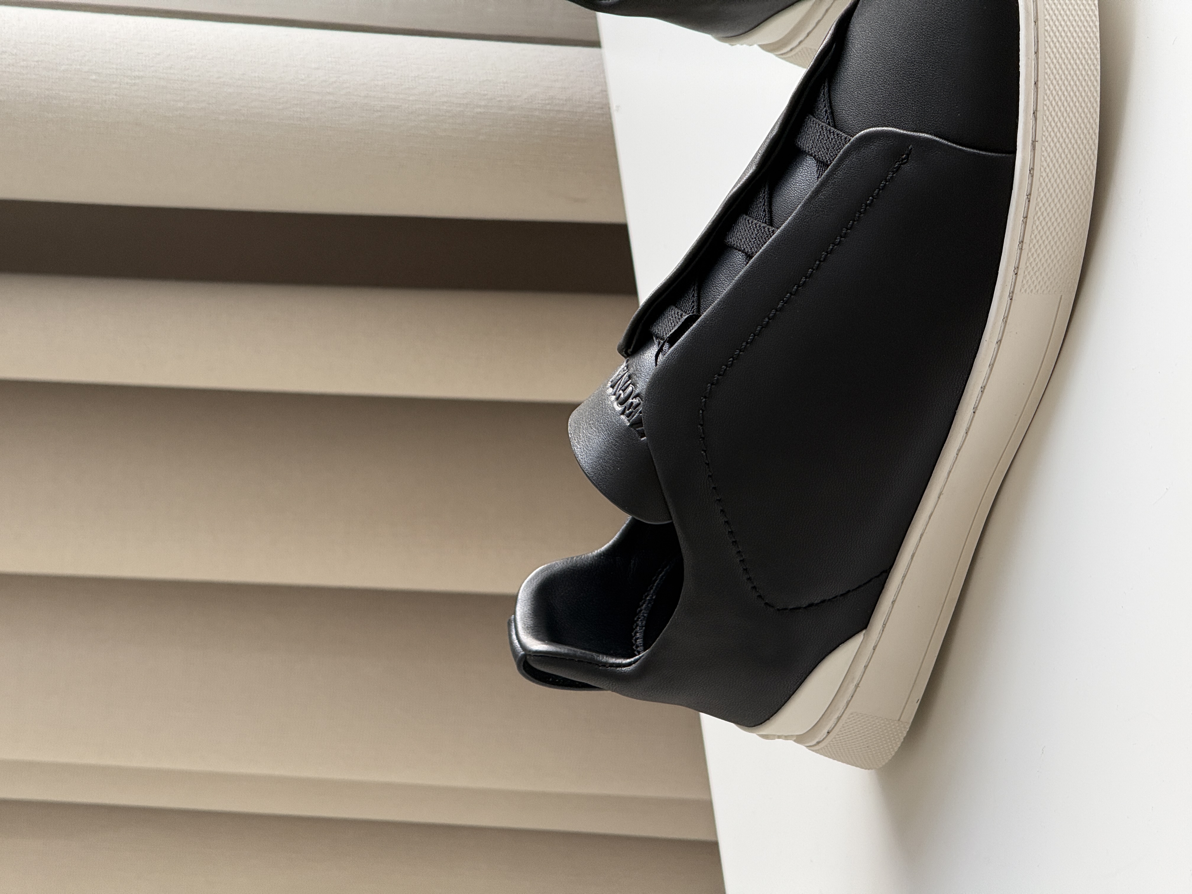 ZEGNA Triple Stitch™ Leather Low-Top Sneakers