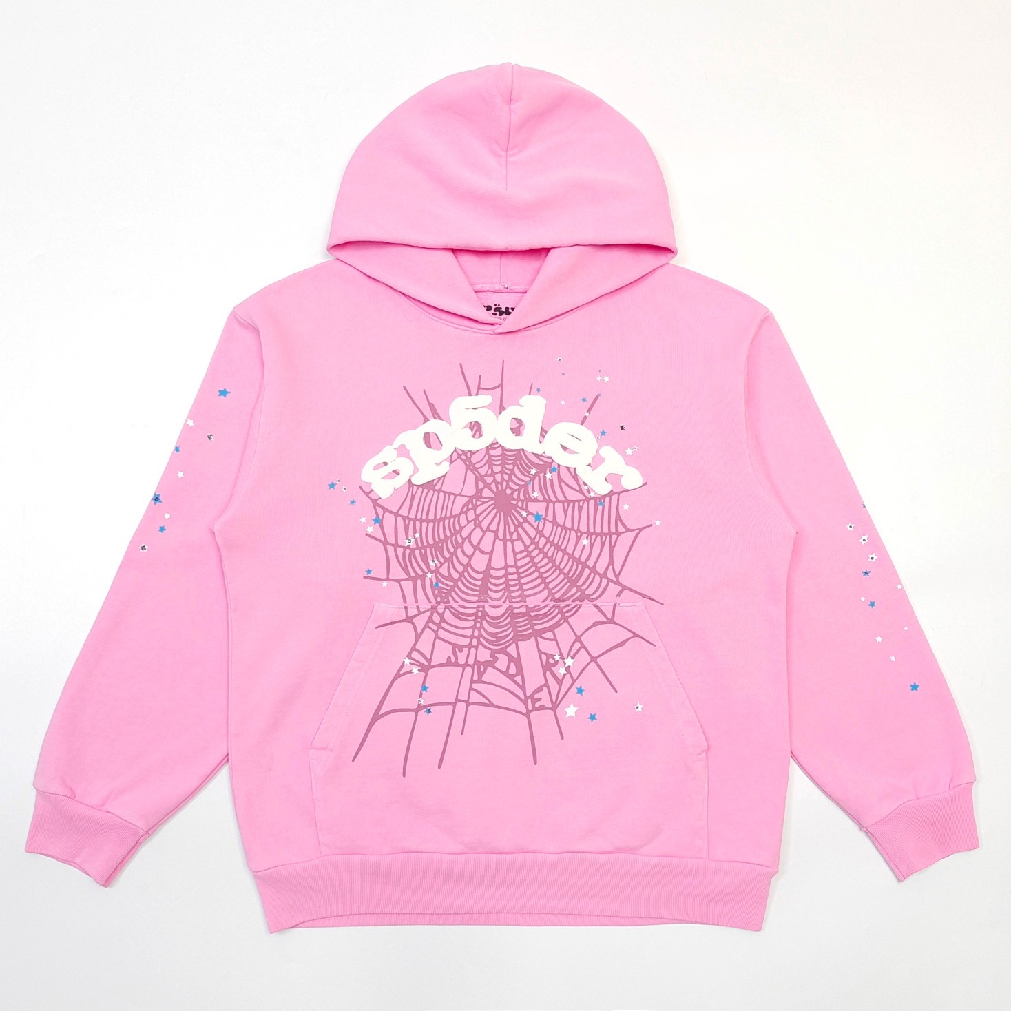 1:1 Best Quality White Letters Hoodie Pink Color