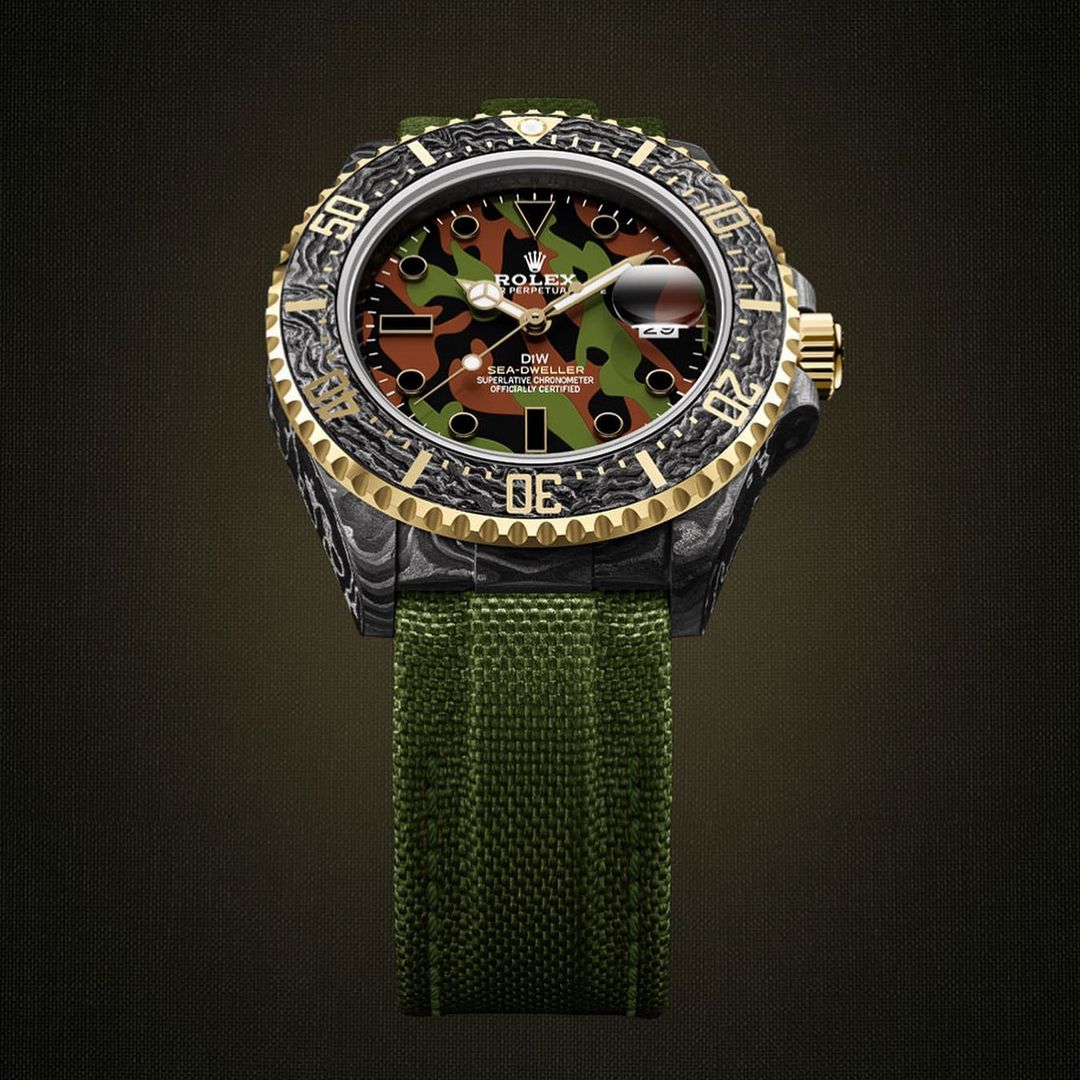 NTPT Carbon DiW Rolex Sea Dweller MILITARY【1:1 Replica】
