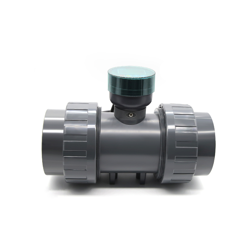Smart Digital Display Flowmeter RS-485 Remote Signal Transmission Control 1 Inch 3 Inch LCD Electronic PVC Water Flow Electric