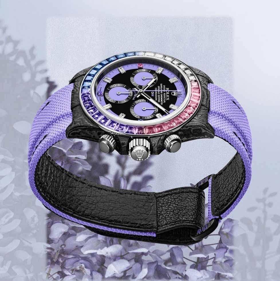 Rolex DiW Daytona RAINBOW VIOLET【1:1 Replica】