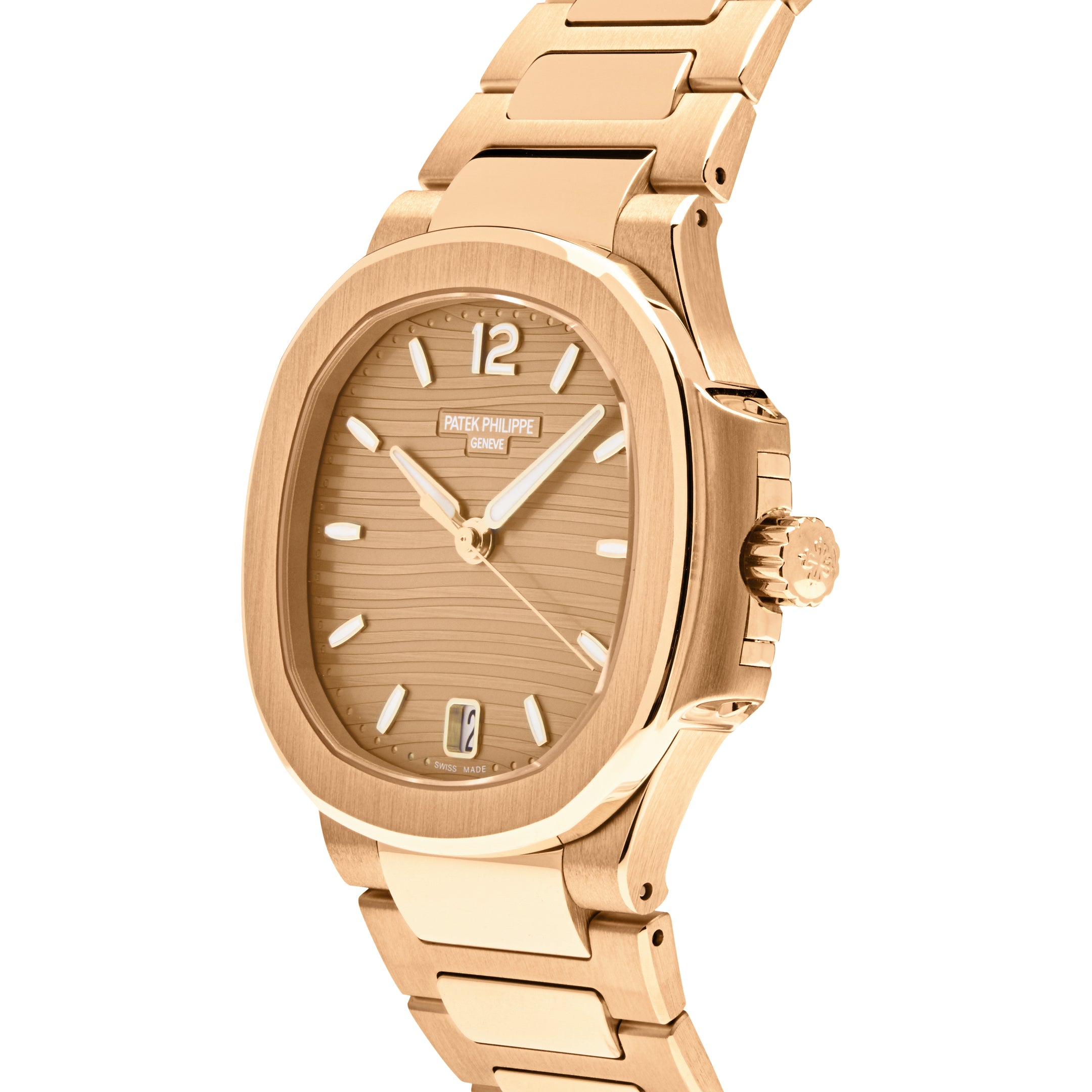 Patek Philippe Ladies Nautilus Rose Gold 35mm 7118/1R-010【1:1 Replica】