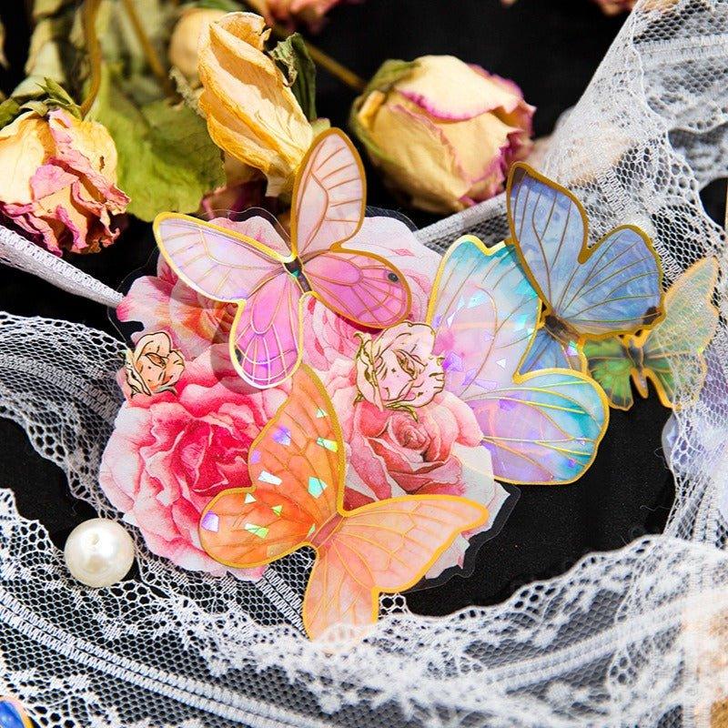 1156 Laser Stamping Sticker Pack Butterfly Dreams Collection