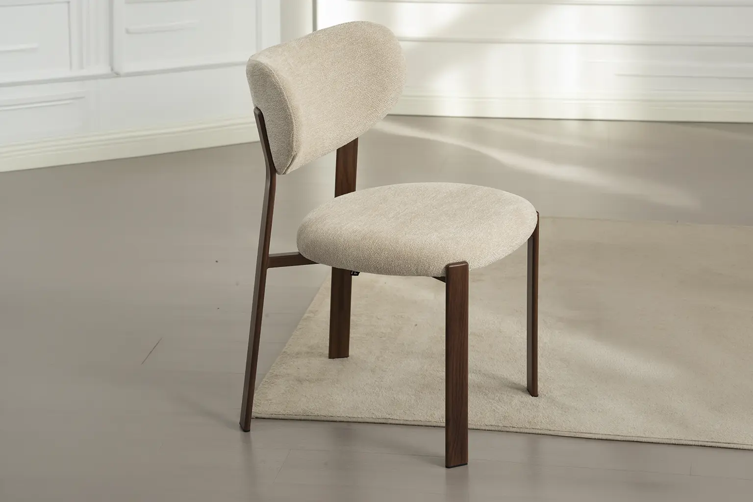 Chaise de salle à manger LUMA - 53 x 52 cm - Par Lot de 2