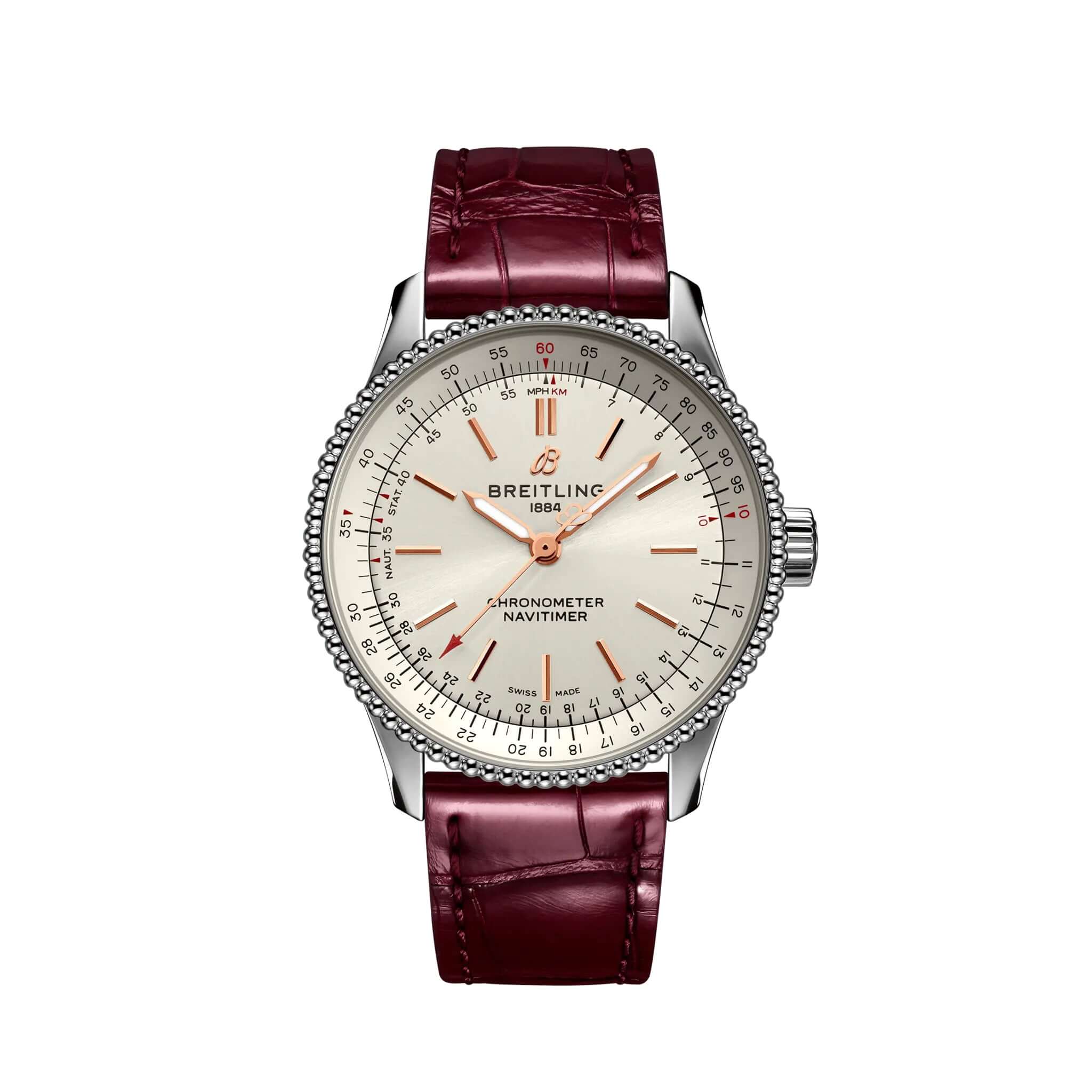 Breitling Navitimer Automatic 35 Stainless Steel - Silver Dial A17395F41G1P2【1:1 Replica】