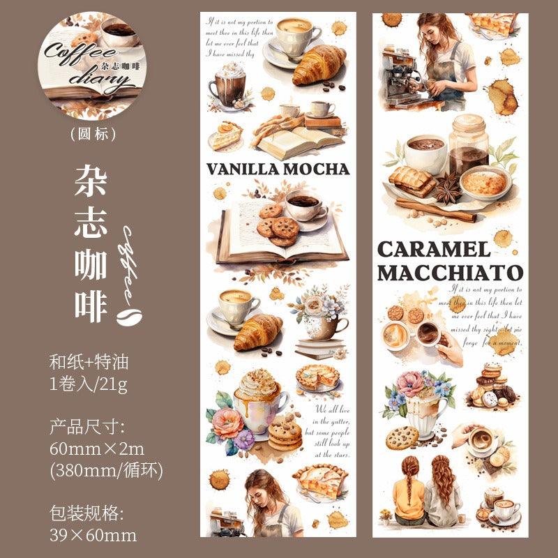 3009  Duct Tape Coffee Punch Card Diary Series