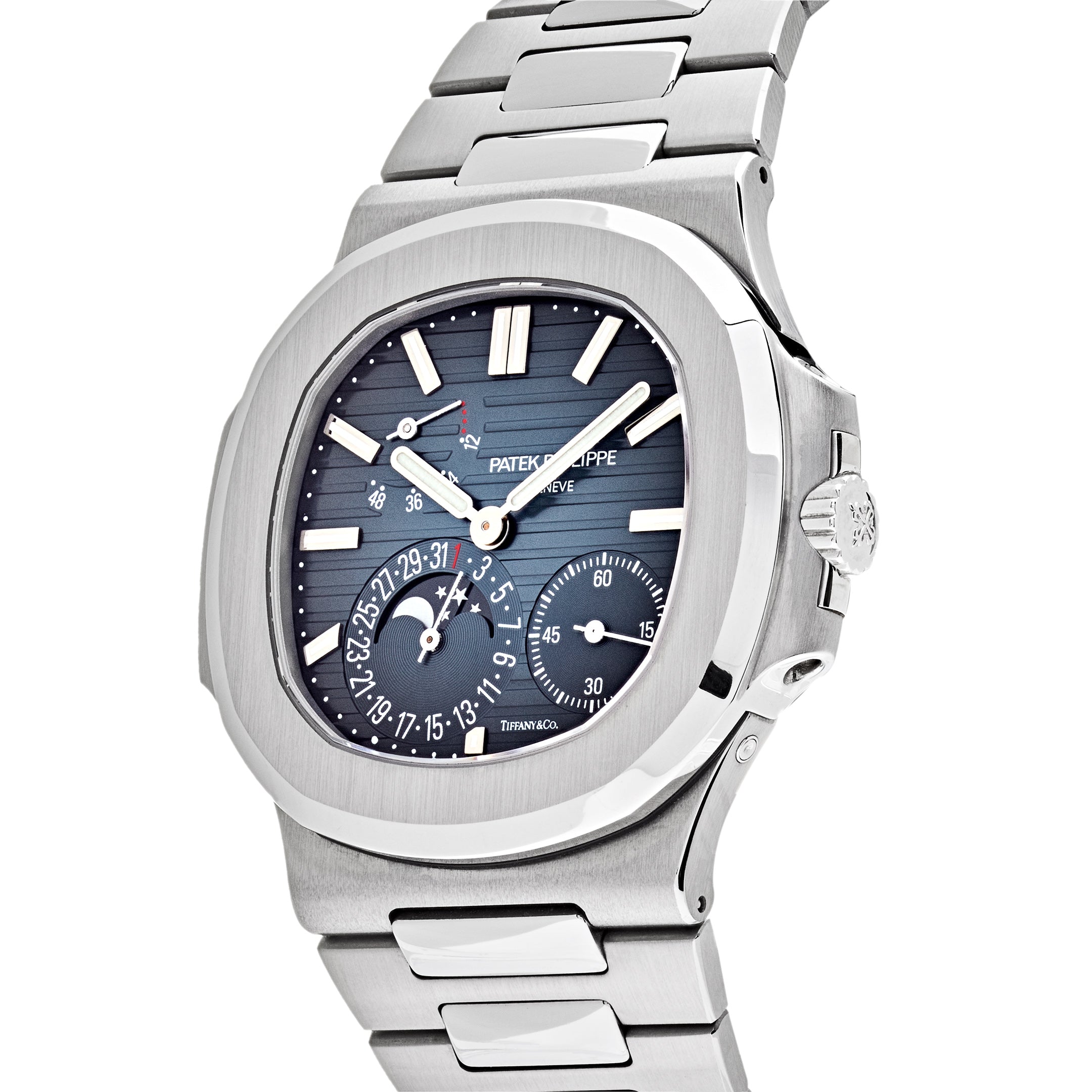 Patek Philippe Nautilus Moonphase Steel Tiffany Blue Dial 5712/1A-001【1:1 Replica】