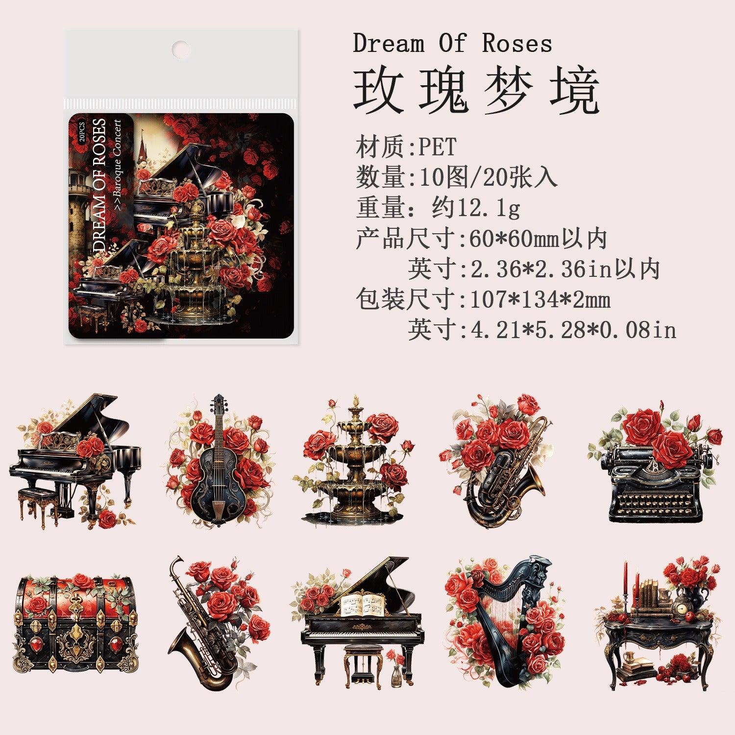 1066 PET Sticker Pack Baroque Concerts