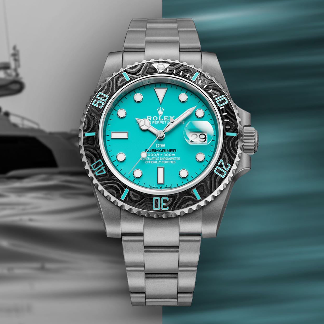 DiW Rolex Submariner AQUAMARINE【1:1 Replica】