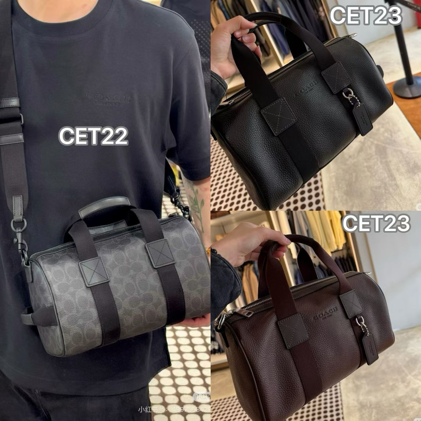 Men Handbag CET22 CET23 Explorer Duffle 28 Satchel Bag