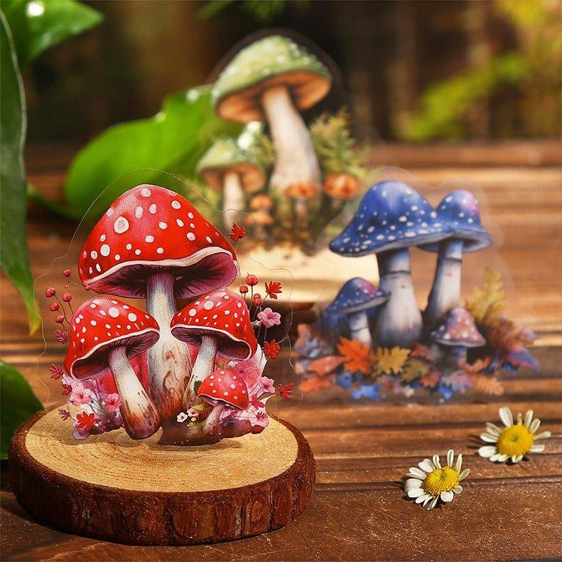 1097 PET Stickers Mushroom in a bottle series