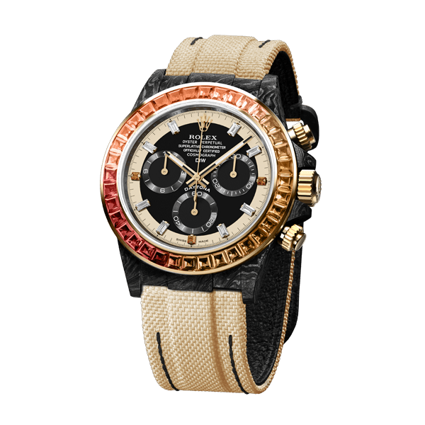ROLEX Diw Daytona carbon rainbow sunray 40mm carbon【1:1 Replica】