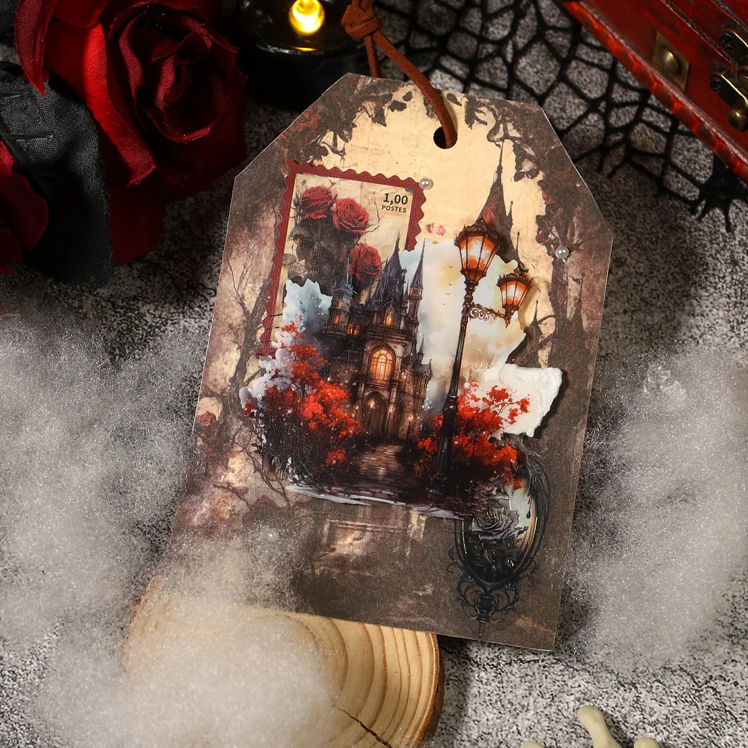 1228 20 Gothic Castle Planner PET Stickers