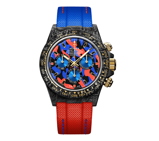 ROLEX Diw Daytona military red 40mm oyster black【1:1 Replica】