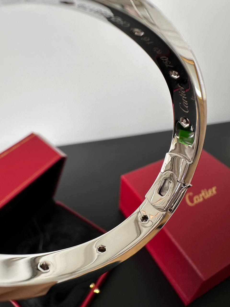 Cartier LOVE Bracelet, Medium Model, Paved Diamonds