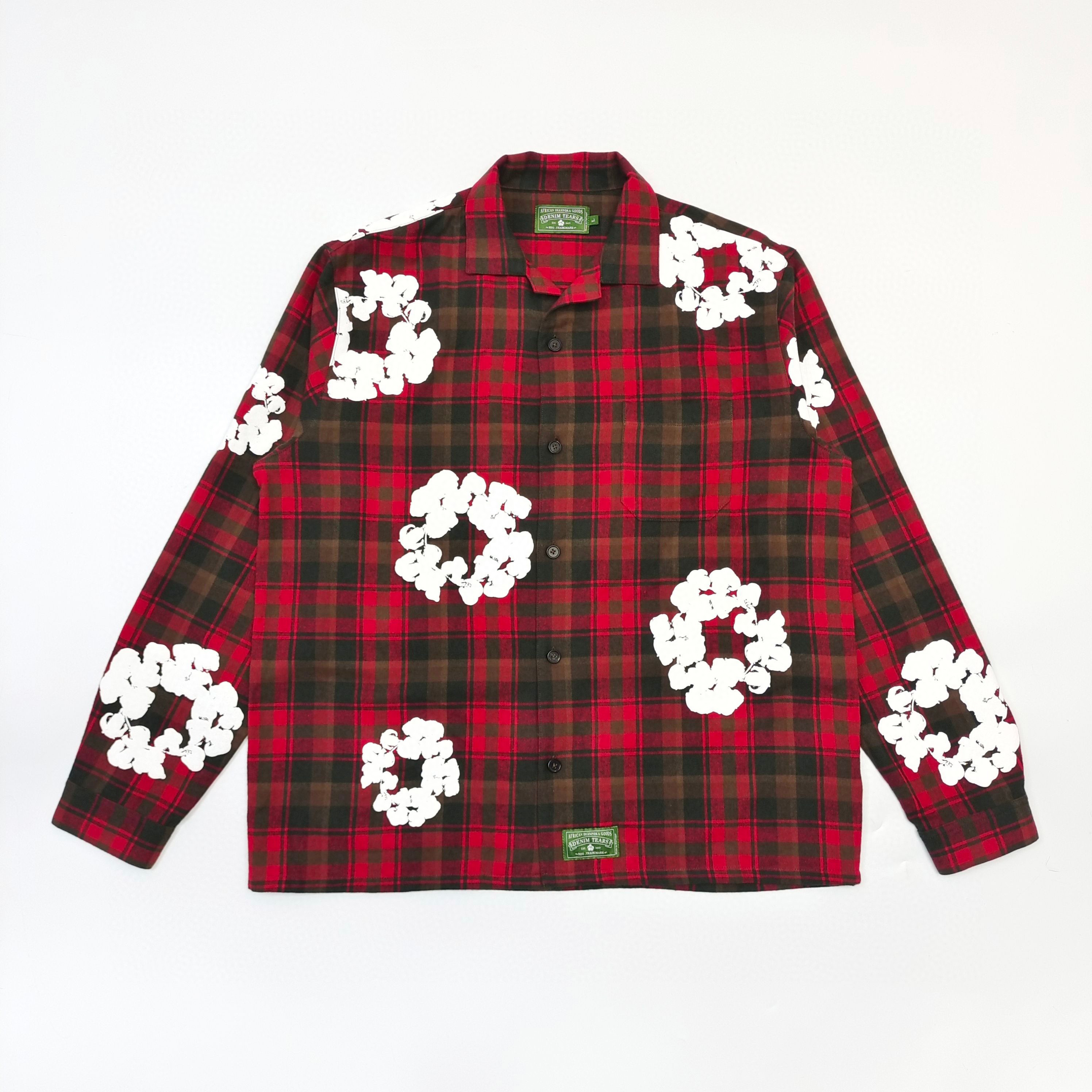 1:1 Best Quality Denim Tears Checker Jacket Red