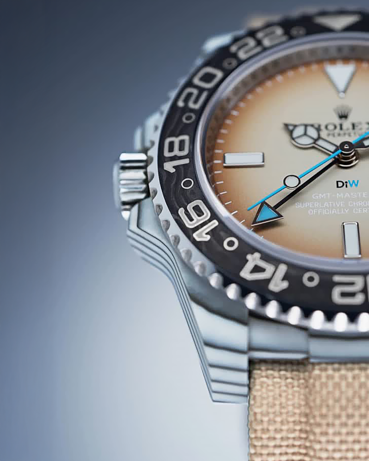 DiW Rolex GMT Master SAVANNA Left-Handed Unique Piece【1:1 Replica】
