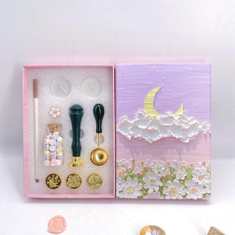 5018  Gift Set Oil Painting Fire Paint Wax Grain