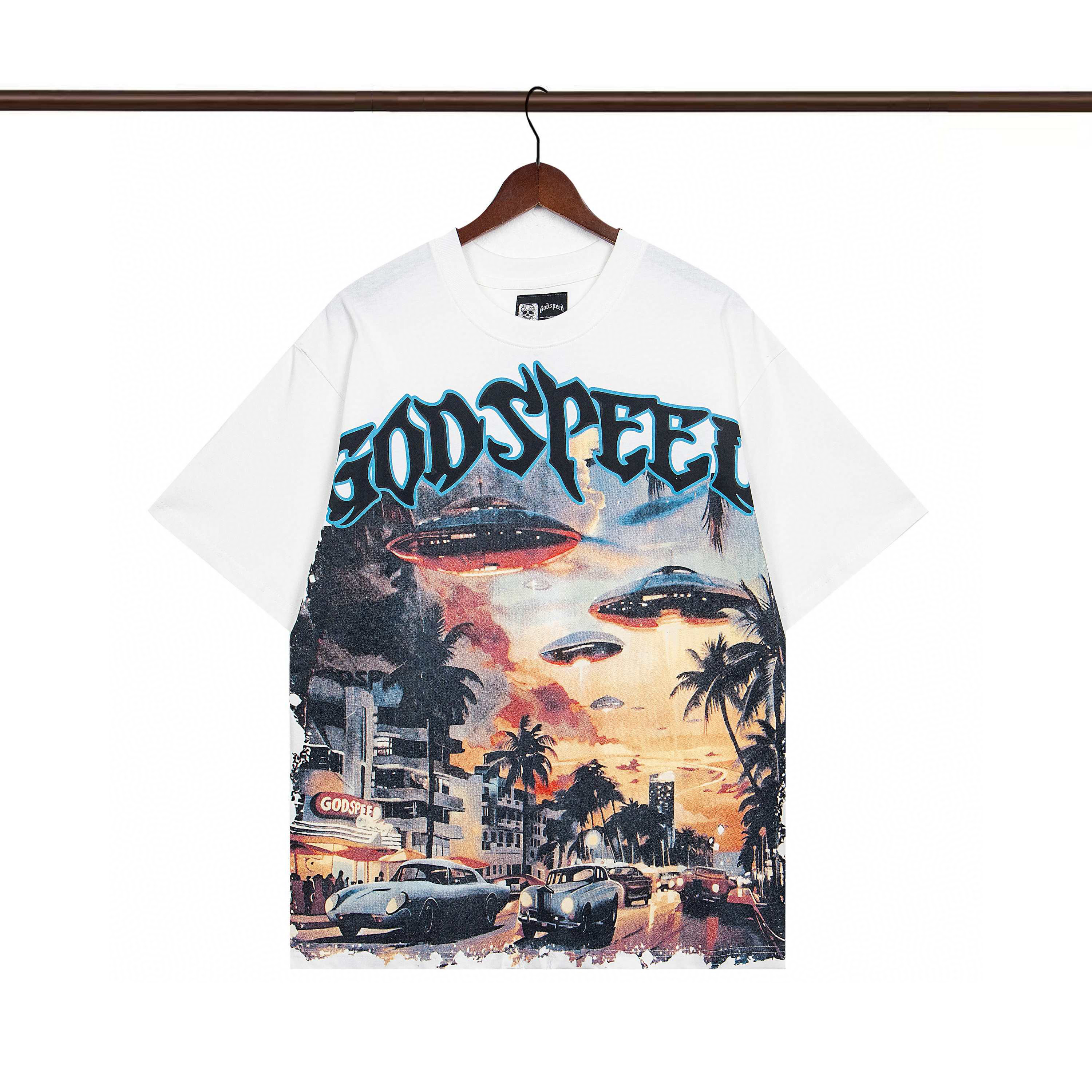 Godspeed UFO Print Tee 2 Colors