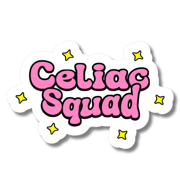 Celiac Squad Sticker - Groovy